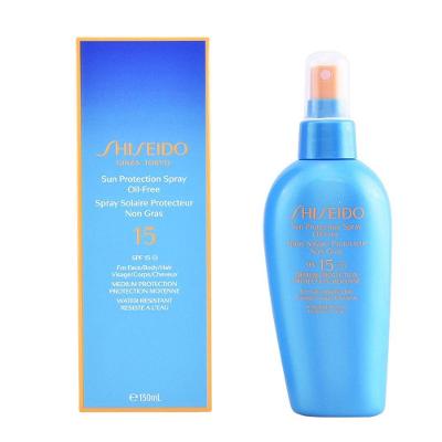 Shiseido Sun Protection Spray Oil-Free SPF 15 For Face/Body/Hair 150 m