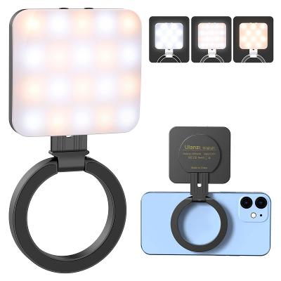 Ulanzi LT010 Maglight LED Magsafe selfie video otočné světlo na iPhone