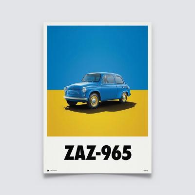 AUTOMOBILIST ORIGINAL plakát ZAZ 965 Zaporožec, 50x70 cm, TOP kvalita