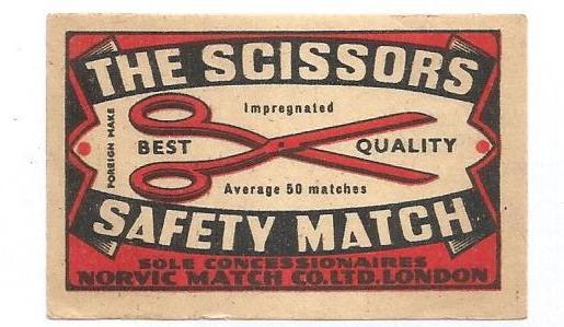 K.č. 5-K-1533 The Scissors...-krabičková,dříve k.č. 1323.