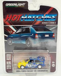 1994 Ford Escort RS Cosworth - Hot hatches - Greenlight 1/64(M38-8)