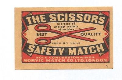 K.č. 5-K-1538 The Scissors...-krabičková,dříve k.č. 1328