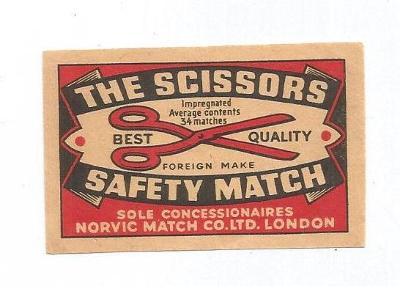 K.č. 5-K-1543 The Scissors...-krabičková,dříve k.č. 1333