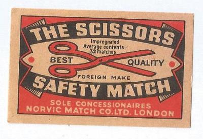 K.č. 5-K-1545 The Scissors...-krabičková,dříve k.č. 1335