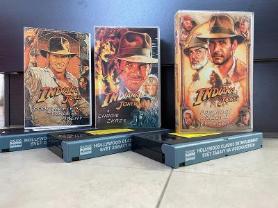 VHS    INDIANA JONES  trilogie