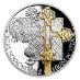 Sada dvou stříbrných mincí Svatovítský poklad - Korunovační kříž proof - Numizmatika