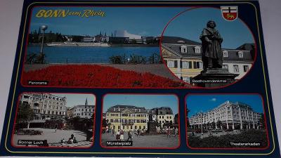 pohlednice Bonn nad Rýnem