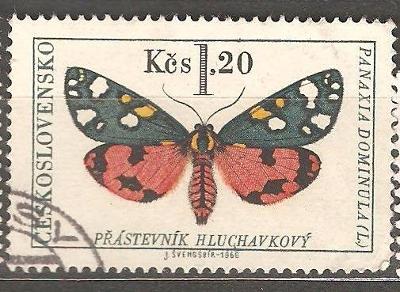 Hmyz motyle CS 1966 Pofis 1530