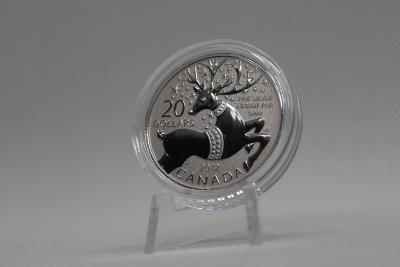 Pamětní stříbrná mince Vánoce (Kanada, 20 CAD)