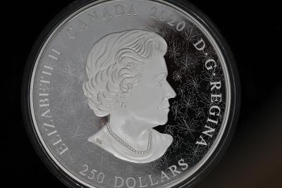 Pamětní stříbrná mince Dominion of Canada (Kanada, 250 dolarů)