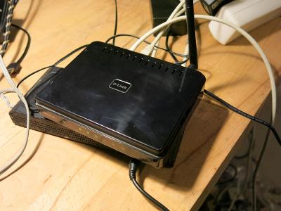 použitý kompletní funkční wifi router D-Link DIR-600 Bx černý