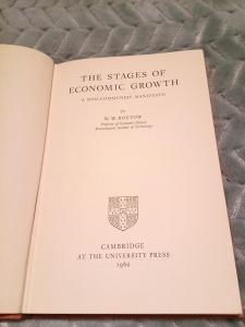 W. W. Rostow, The Stages of Economic Growth, 1960