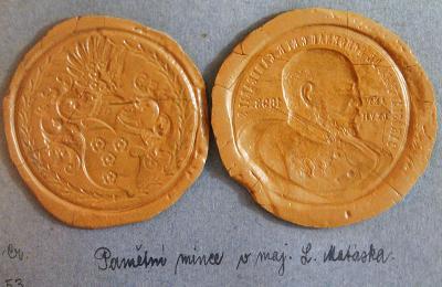 Pečeť ,Sfragistika / Pamětní mince Matásek   (o11)