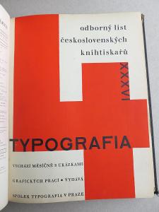 Typografia (+PŘÍLOHY). Ročník XXXVI. (36.) - 1929. Odbo