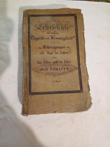 Historická kniha - Lehrschule der wahren Tugend und Frömmigkeit - 1834