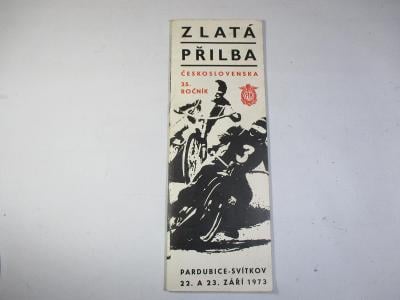 Zlatá přilba Československa 25. ročník Pardubice - Svítkov 1973 