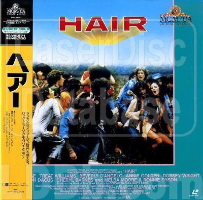 2 x laserdisc Hair - Miloš Forman (Japan včetně OBI) nerozbalená !!