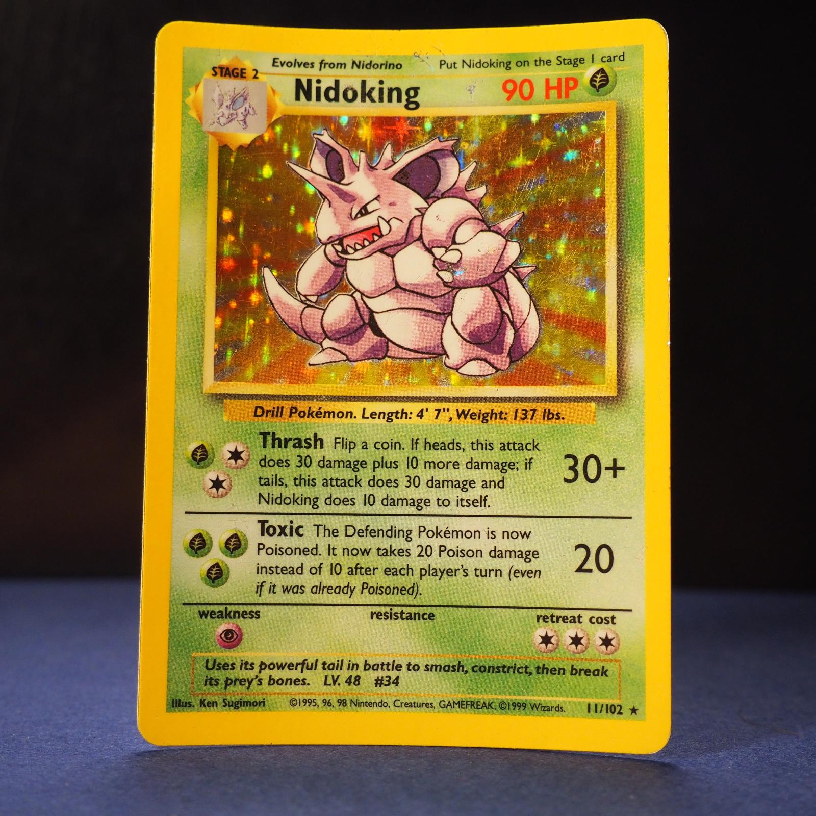 Pokémon TCG - Nidoking 11/102 (Base set 1999) - Zábava