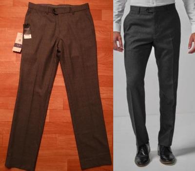 0833-Pánské slim formální kalhoty Next/W30/L31/S/40cm/103cm