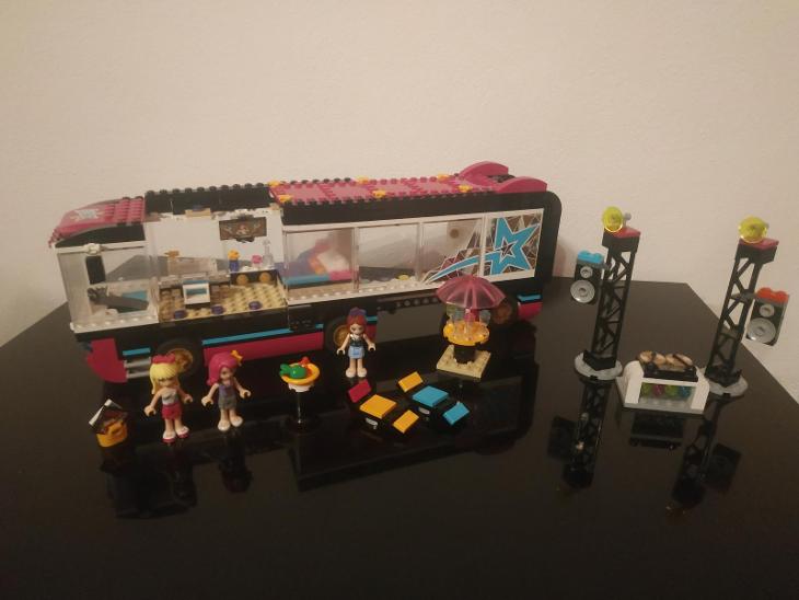 Lego Friends 41106 Autobus pro turné popových hvězd  - Hračky