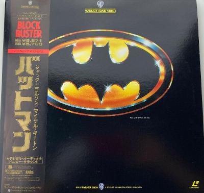 2 x laserdisc  Batman  (1989) Japan včetně OBI
