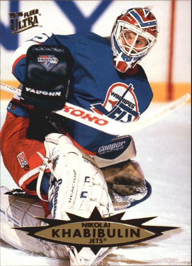 1995-96 ULTRA #180 NIKOLAI KHABIBULIN - Hokejové karty