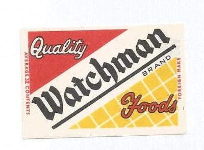 K.č. 5-K-1899 Watchman...-krabičková, dříve k.č. 1623
