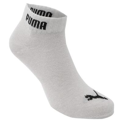 Puma 4 páry Ponožky kotníčkové bílé 39-42