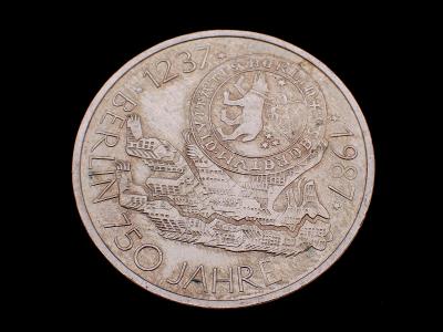 Stříbrná Ag mince- 10 marka Německo 1987