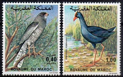 Maroko-Ptáci 1976**  Mi.852-853 / 5,50 €