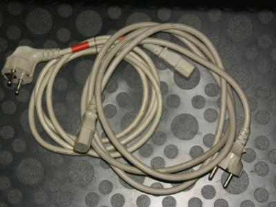 Napájecí kabel 230V bílý, šedý