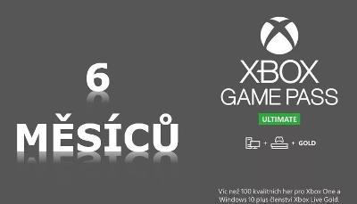 Xbox Game Pass ULTIMATE 6 MĚSÍCŮ! (+ GOLD + EA PLAY + CLOUD GAMING)