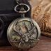 Krásne vreckové hodinky s jeleňom - mechanické cibuľa - jeleň - Šperky a hodinky