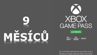 Xbox Game Pass ULTIMATE 9 MĚSÍCŮ! (+ GOLD + EA PLAY + CLOUD GAMING)