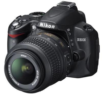 Nikon D3000, 10,2 Mpx, APS-C + objektiv NIKKOR 18-55mm AF-S f/3.5-5.6