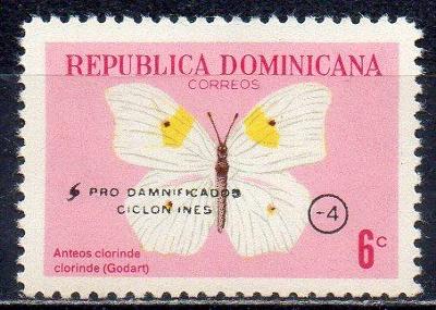 Dominikánská republika-Motýl / Anteos clorinde 1966** Mi.879 /  10 €