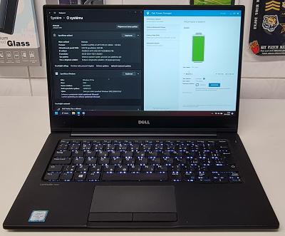Notebook Dell Latitude 7370, Intel Core m7, 240 GB NVMe, 13,3QHD+, W11