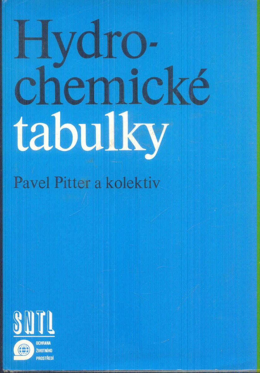 P.PITTER - HYDROCHEMICKÉ TABUĽKY - Knihy