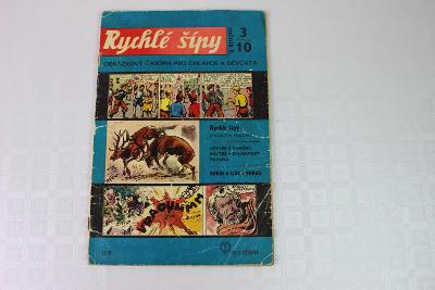 FOGLAR - FISCHER - hezký starý barevný komiks RYCHLÉ ŠÍPY 1970 dobové