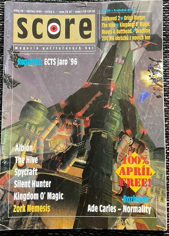 Herné Časopis Score č.29 (máj, 1996) - Časopisy