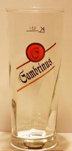 Pivní sklenice  GAMBRINUS