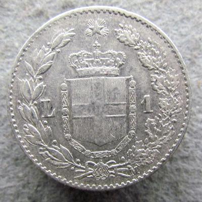 Itálie 1 lira 1887 