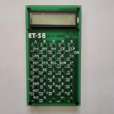 Kalkulačka ET-58 stavebnice, klon Texas Instruments TI-58/59