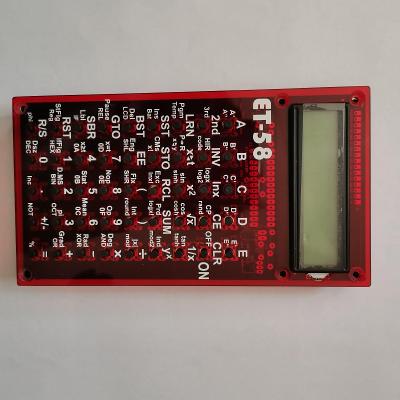 Kalkulačka ET-58 stavebnice - červená