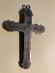 Velký masívní stříbrný kříž s nápisy ..hodně starý kus z kláštera  - Starožitnosti