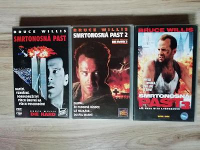 VHS - SMRTONOSNÁ PAST 1, 2, 3 - 1988, 1990, 1995