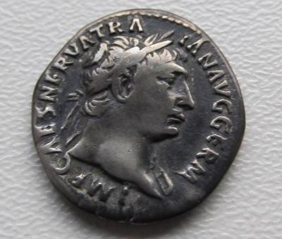 Trajan římský denár Ric 53