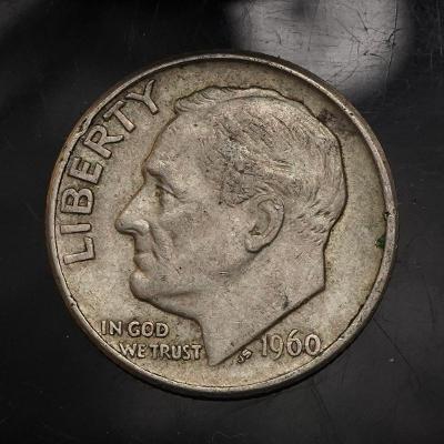 10 CENT 1960 D USA, One Dime