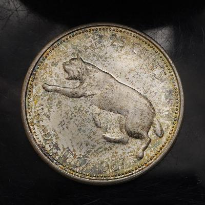 25 cents 1967 Kanada