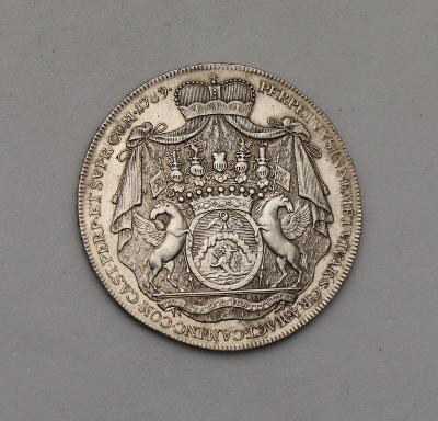 Stříbrný 1/2 Tolar 1789 - Ludvík Batthyani - Rodovka -  Super a Vzácný
